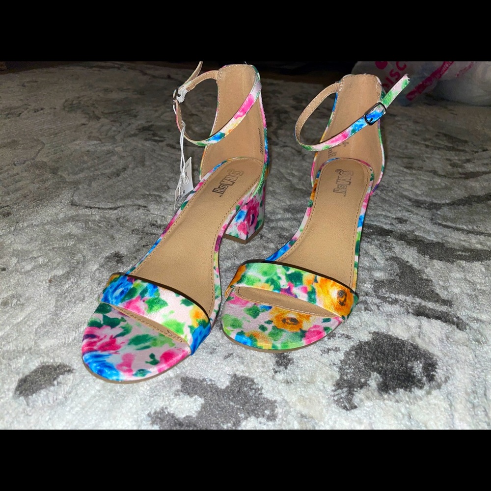 Floral heels